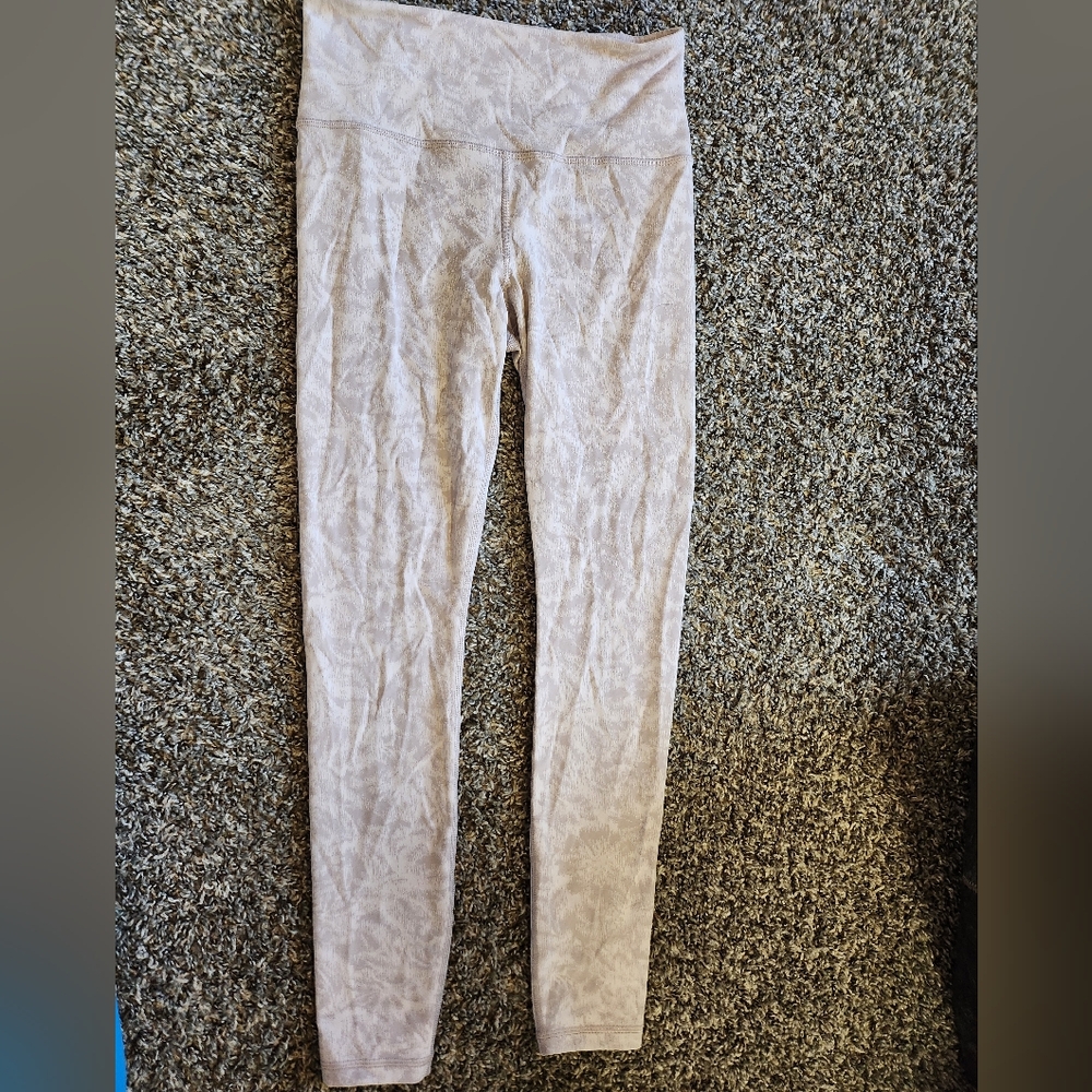 Athleta Cream Leggings